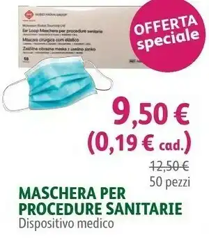 Lloyds Farmacia Maschera Per Procedure Sanitarie 50 Pezzi offerta