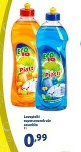 In'S Mercato Eco 10 Lavapiatti Superconcentrato Assorliko offerta