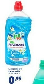 In'S Mercato Eco10 Lavapavimenti Fresco Pulito offerta
