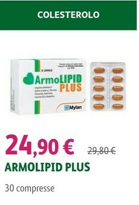 Lloyds Farmacia Armolipid Plus 30 Compresse offerta
