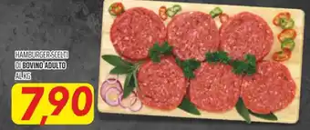 Coop Superstore Hamburger Scelti di bovino adulto al kg offerta