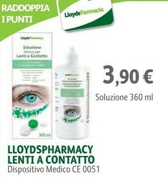 Lloyds Farmacia Lloydspharmacy Lenti A Contatto Soluzione 360ml offerta