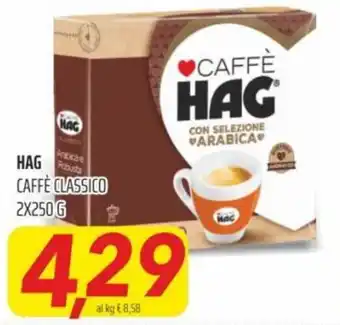 Coop Superstore Hag Caffè classico 2x250 g offerta