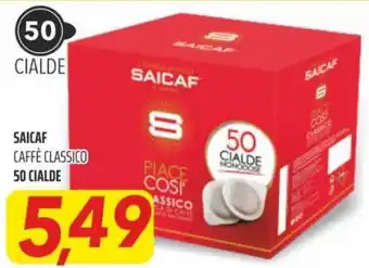 Saicaf caffè classico 50 cialde