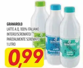 Coop Superstore Granarolo Latte A.Q. 100% Italiano intero/scremato/parzialmente scremato 1 litro offerta