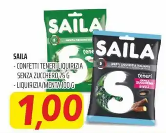 Coop Superstore Saila Confetti teneri liquirizia senza zucchero 75 g - Liquirizia/menta 100 g offerta