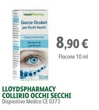 Lloydspharmacy Collirio Occhi Secchi Flacone 10 ml