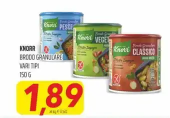 Coop Superstore Knorr Brodo Granulare vari tipi 150 g offerta