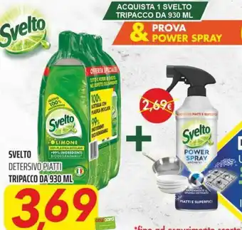 Coop Superstore Svelto Detersivo piatti tripacco da 930 ml offerta