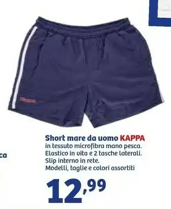 In'S Mercato Kappa Short Mare Da Uomo offerta