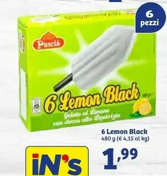 In'S Mercato Pascià 6 Lemon Black offerta