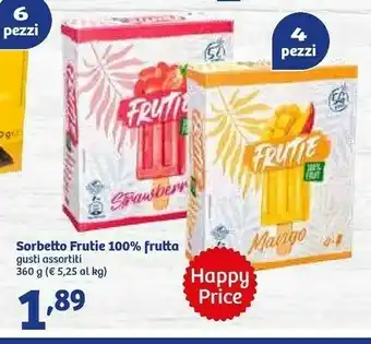 In'S Mercato Sorbetto Frutie 100% Frutta offerta
