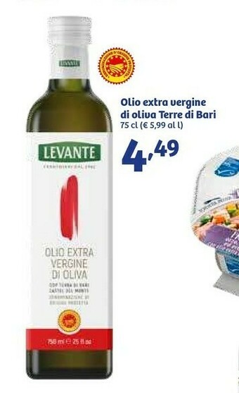 In'S Mercato Levante Olio Extra Vergine Di Oliva 750 G(ml) offerta