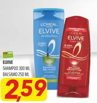 Coop Superstore Elvive Shampoo 300 ml, balsamo 250 ml offerta