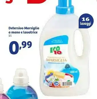 In'S Mercato Eco10 Detersivo Marsiglia A Mano E Lavatrice offerta