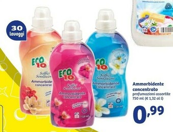 In'S Mercato Eco10 Ammorbidente Concentrato offerta