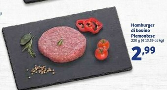 Hamburger Di Bovino Piemontese