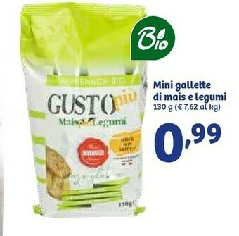 In'S Mercato Mini Gallette Di Mais E Legumi offerta