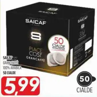 Coop Superstore Saicaf Gran caffè 100% arabica 50 cialde offerta