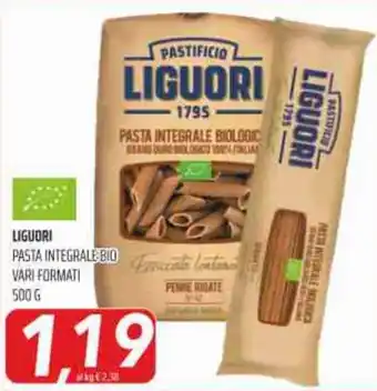 Liguori pasta integrale Bio vari formati 500 g