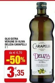 Iperal Carapelli Olio Extra Vergine Di Oliva Delizia offerta