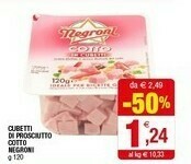 Iperal Negroni Cubetti Di Prosciutto Cotto offerta