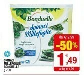 Iperal Bonduelle Spinaci Millefoglie offerta