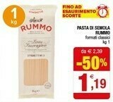 Iperal Rummo Pasta Di Semola offerta