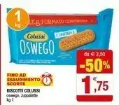 Iperal Colussi Biscotti Oswego offerta