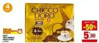 Iperal Chicco d'oro Chicco D'Oro Caffe 100% Arabica offerta