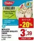 Iperal Findus Merluzzo D'alaska Grigliato offerta