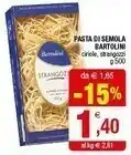 Iperal Bartolini Pasta Di Semola offerta