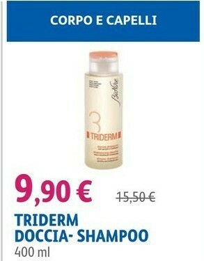 Lloyds Farmacia Triderm Doccia- Shampoo 400 Ml offerta
