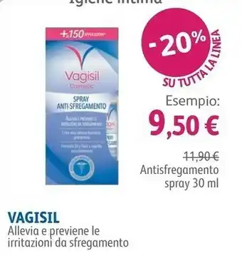 Lloyds Farmacia Vagisil Antisfregamento Spray 30 Ml offerta