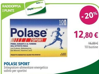 Lloyds Farmacia Polase Sport 10 Bustine offerta