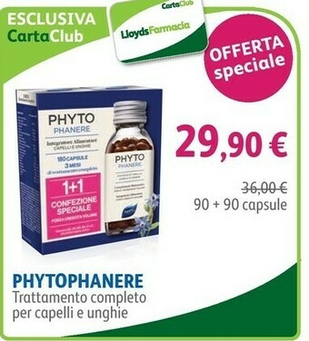 Lloyds Farmacia Phytophanere 90 + 90 Capsule offerta