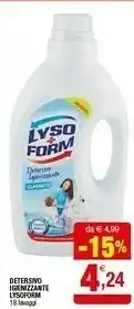 Iperal Lysoform Detersivo Igienizzante offerta