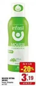 Iperal Infasil Mousse Intima offerta