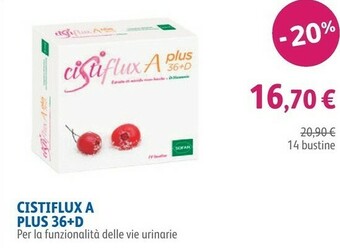 Lloyds Farmacia Cistiflux A Plus 36+D 14 Bustine offerta