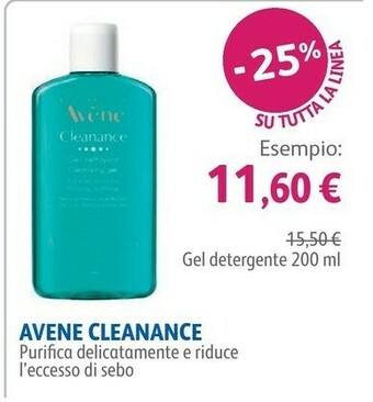 Lloyds Farmacia Avene Cleanance Gel Detergente 200 Ml offerta