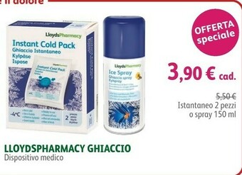 Lloydspharmacy Ghiaccio Istantaneo 2 Pezzi o Spray 150 ml