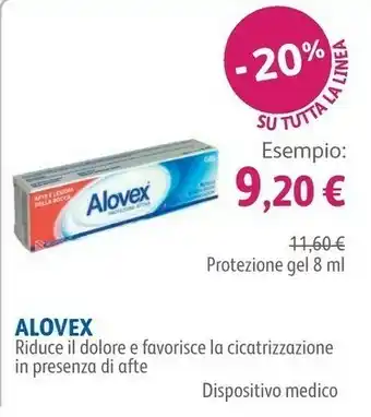 Lloyds Farmacia Alovex Protezione Gel 8ml offerta