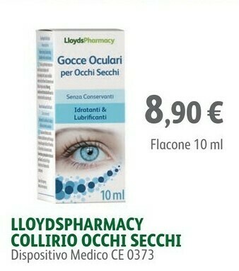 Lloydspharmacy Collirio Occhi Secchi Flacone 10 ml