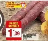 Iperal Salsiccia Dolce o Piccante offerta