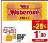 Iperal Wuber One Di Pollo 250 G(ml) offerta
