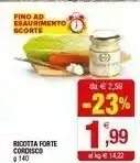 Iperal Cordisco Ricotta Forte offerta