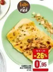 Iperal Cannelloni alle Verdure offerta