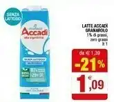 Iperal Granarolo Latte Scremato Accadì Alta Digeribilità offerta