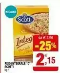 Iperal Scotti Riso - Riso Integrale 10' offerta