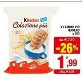 Iperal Ferrero Kinder Colazione Più 290 G(ml) offerta
